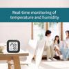 Temeo Teploměr Vlhkoměr Hygro Indikátor Pro Stolní Nebo Nástěnnou Montáž S Ukazatelem Klimatu Místnosti Přenosný Vlhkoměr