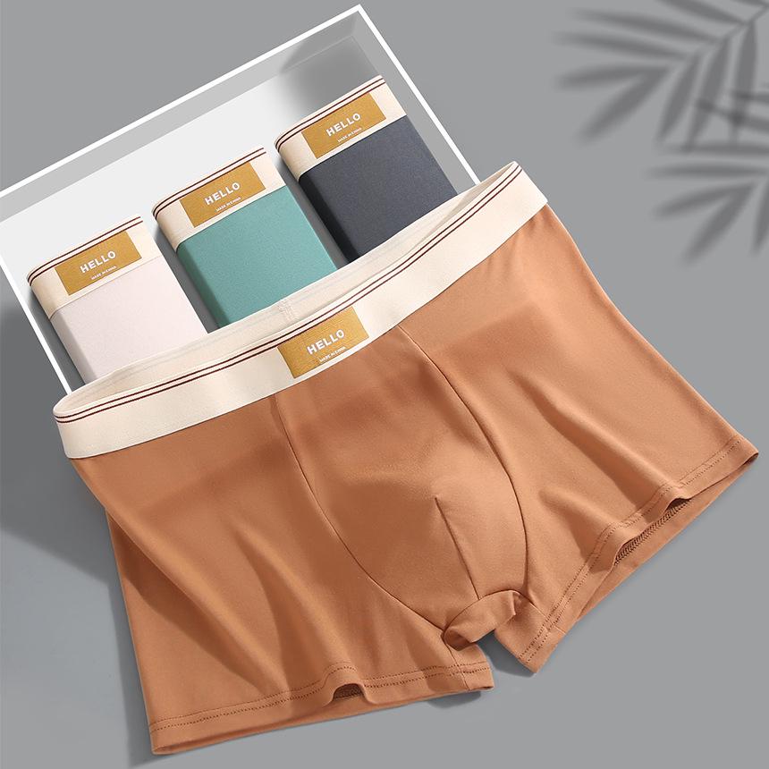 [New Arrival] Men's Youth Mid-Waist Boxer Briefs - Large Size Shorts