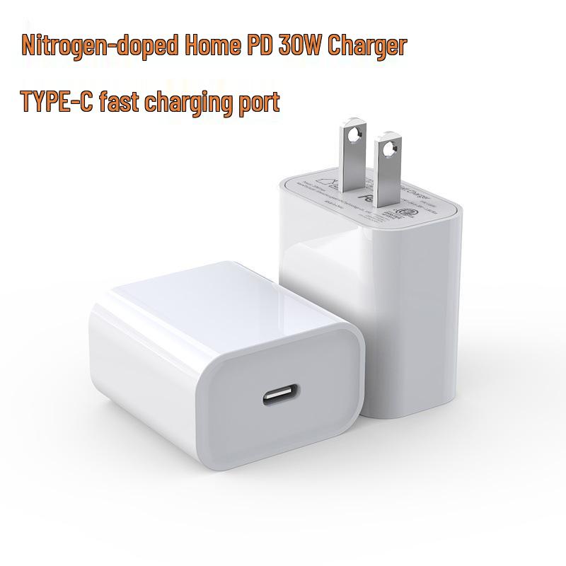3C Certified 30W GaN Fast Charger with PD & Multi-functional Wireless Charging, 5V/3A.