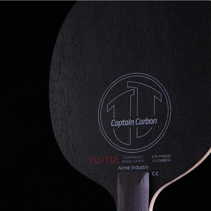 TUTTLE CAPTAIN CARBON CC Table Tennis Blade Racket Fast Attack Loop Offensive Ping Pong Bat Paddle