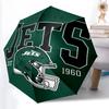 Printed New York Jets logo Folding Umbrella,Outdoor,Leisure,And Travel Umbrella,Durable Umbrella Fabric,Birthday And Holiday Gift