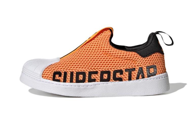 

Adidas Originals SUPERSTAR 360 X Casual Abrasion Resistant Low top Kids Skateboarding Shoes Orange GX3249 28