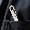 Mini Precision Tweezers 1/2/3Pcs Keychain Tweezers, Stainless Steel EDC with Outdoor Keyring Clip, for Camping Fishing Home Daily Use Professional
