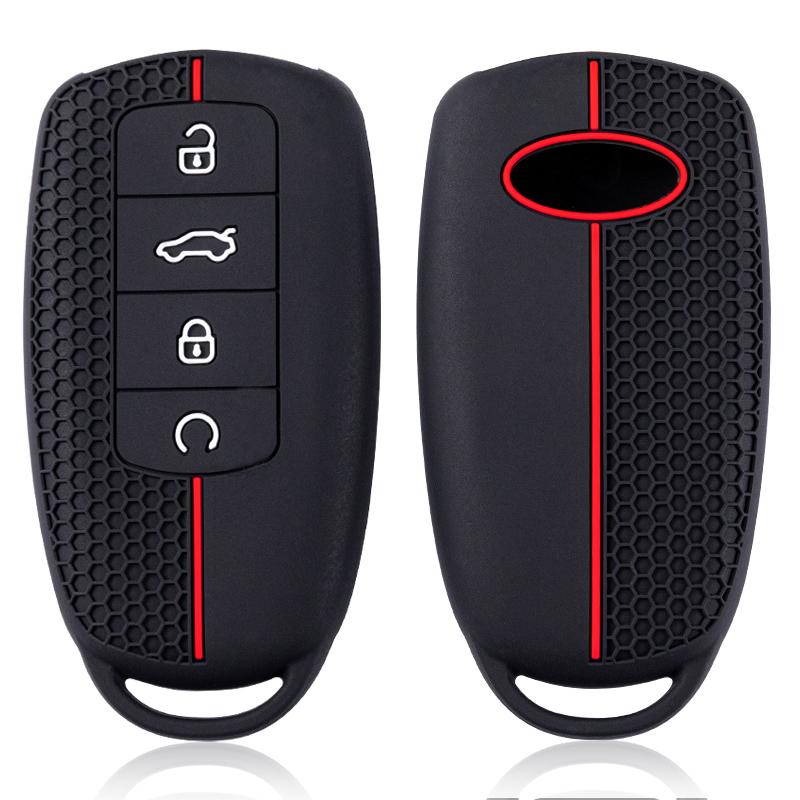 Silicone Keychain Car Keys Accessories Holder Key Cover Case For Chery Omoda 5 C5 Tigo 7 8 Pro Max Tigo 7 8 Plus Arrizo 5 Plus