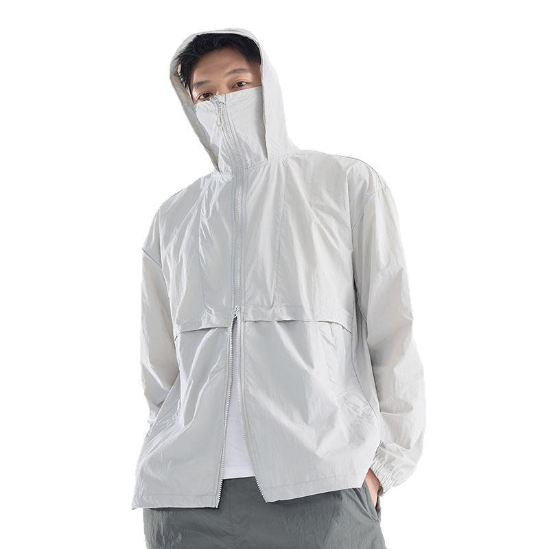 Small Forest Sunscreen Clothing Men's Cool Sunscreen Jacket Women's Light and Breathable Sunscreen Clothing Waterproof Original Yarn Skin Clothing