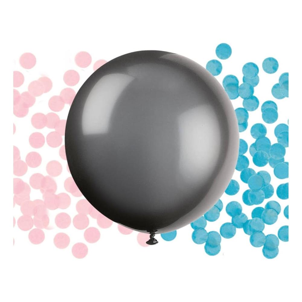 Unique Party Gender Reveal Latex Confetti Balloon Kit