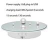 90/180 Degree Electric Rotating Display Stand Shop Display Turntable Mirror Spinning Base for Photography Products Shows