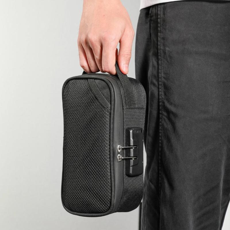 Geruchsdichte Tasche Große Kapazität Mit Schloss Aktivkohle Deodorant Tasche Tragbare Pfeifentasche Reise Datenkabel Aufbewahrungstasche