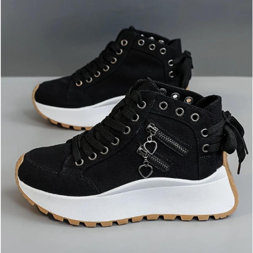 Designer Women Sneakers High Top Denim Canvas Shoes Platform Sneakers