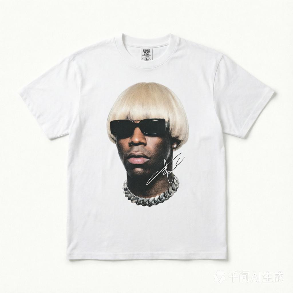 Tyler, The Creator Graphic Tee – Autographed Streetwear Shirt – Premium Cotton Unisex T-shirt