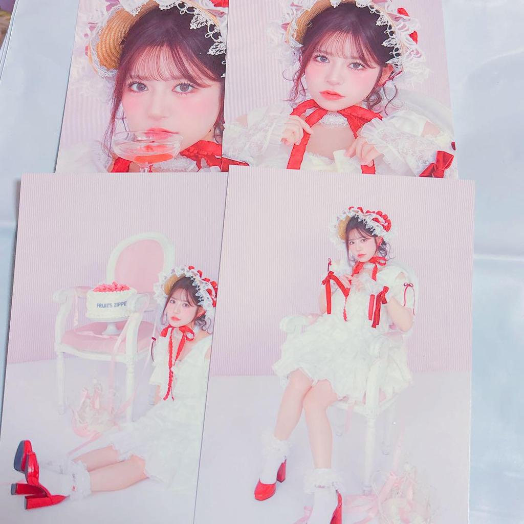 [USED] Amane Tsukiashi LARME FRUITS ZIPPER Postcards (4 pieces)