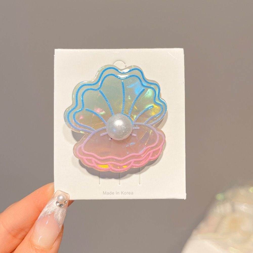 Pearl Starfish Hair Clip Conch Sweet Barrettes Elegant Shell Hair Clip  Daily Life