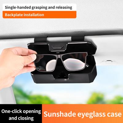 Car Glasses Case Visor Multi-functional Car Sun Frame Car Glasses Modified Storage Box
