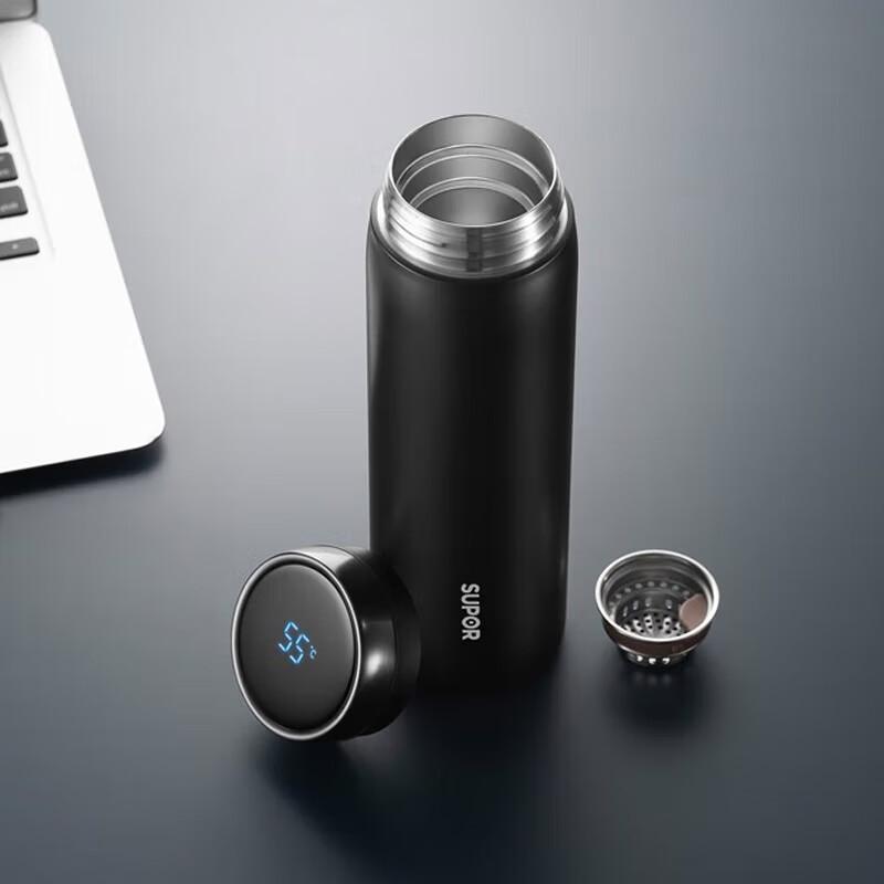 

SUPOR 500ml Smart LED Stainless Steel Thermos Mug