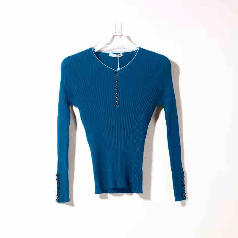 

Женский трикотажный топ с длинным рукавом из смесового хлопка и шелка 4XL