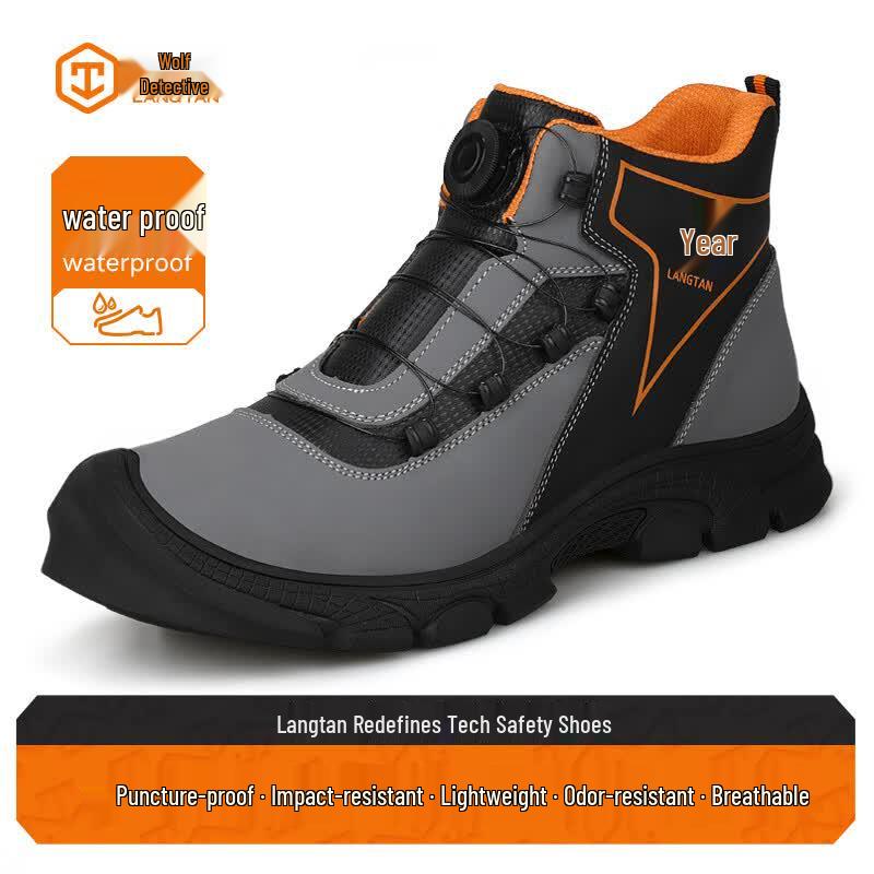 Langtan Men s Safety Work Shoes 40