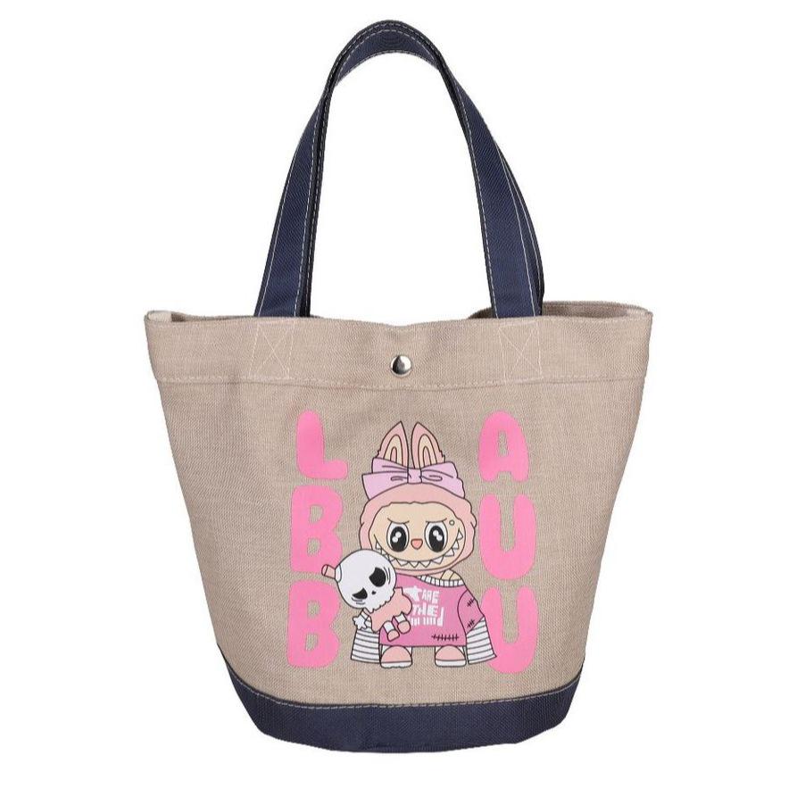 

Labubu Women s Canvas Crossbody Tote Bag 28cm x 19cm x 23cm