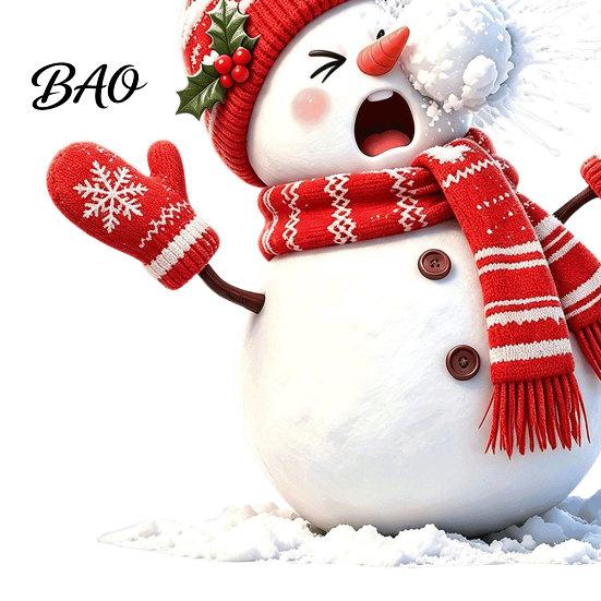 Snowman Decals for Glass Christmas Static Window Cling, Funny Sticker, Reusable Electrostatic Decorations Xmas Decal Home Shop Holiday Decor