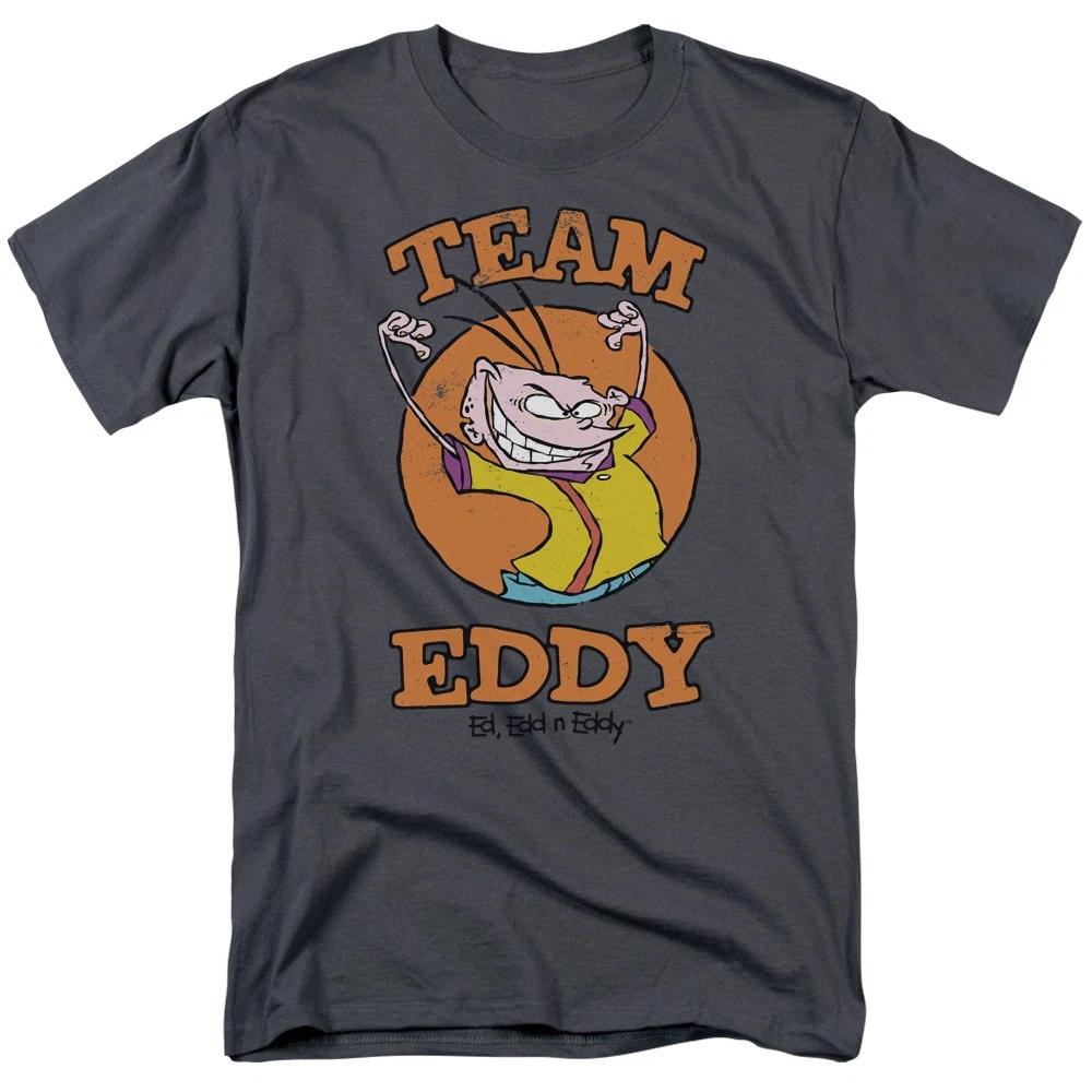 Ed, Edd n Eddy - Team Eddy - Unisex Short Sleeve Children s T-shirt - Gray 150