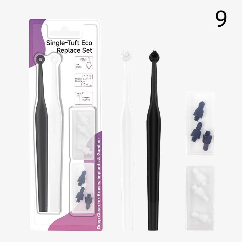 Interdental Brush Single-Beam Soft Teeth With Replacement Head Cleaning Toothbrush Oral Care Tool Small Head Soft Hair Implant
