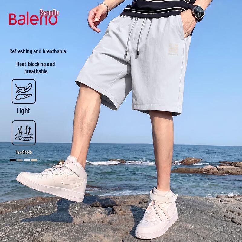 Baleno Men s Washed Cotton Casual Shorts 3XL