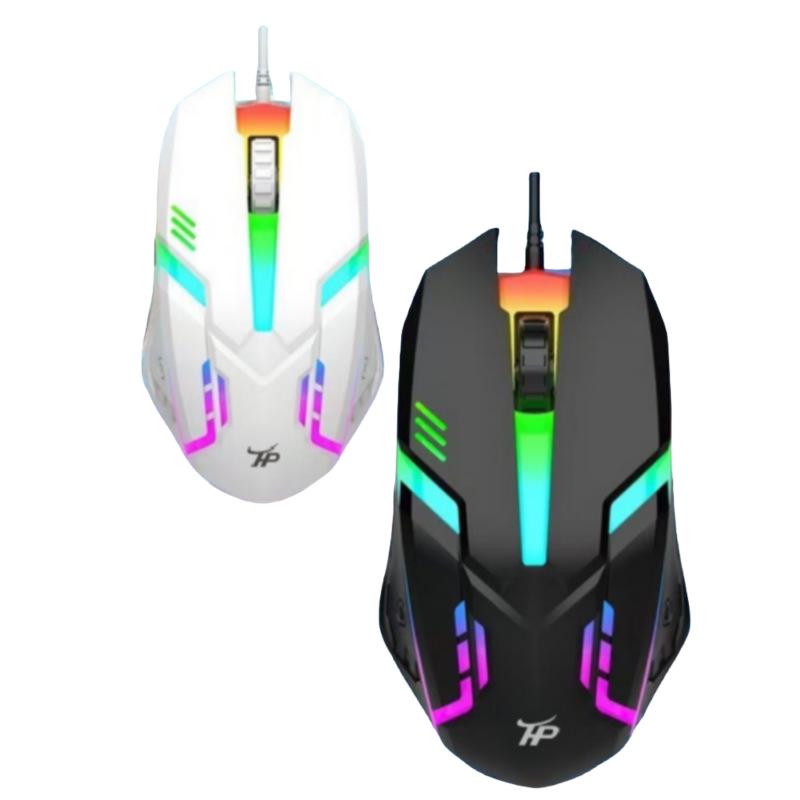 Яскрава кольорова дротова USB-миша для ігор та офісу