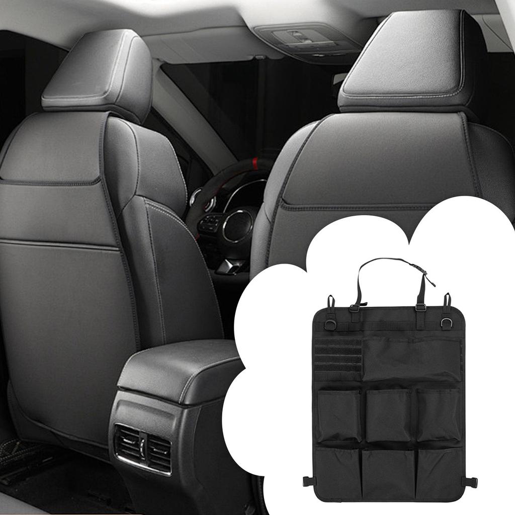 Rücksitz Auto Organizer Sitzrücken Organizer 900D Oxford Schmutzfänger Mit 8 Taschen Für Fahrzeugorganisation Passagierkomfort