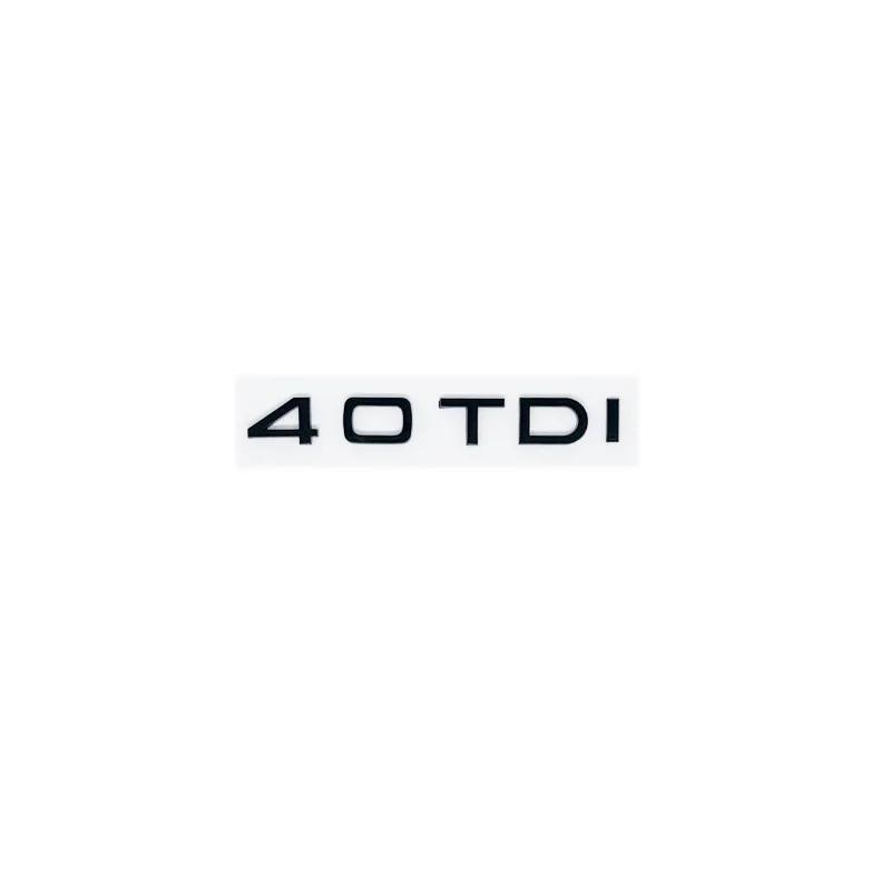 Car Letter Logo Sticker for Audi A5 Suitable for Tail Bumper and Trunk Emblem Applicable To 2.0 3.0 40TDI 35 40 45TFSI Models