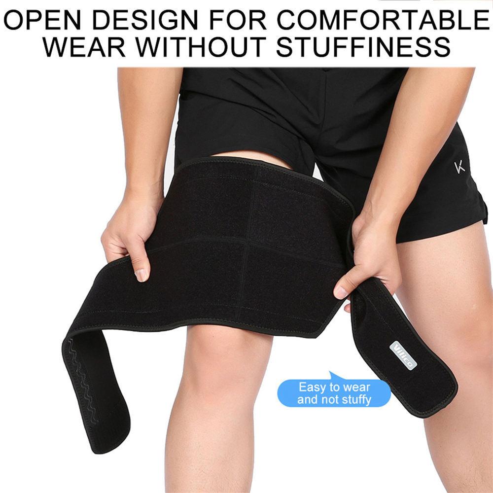 1Pcs Adjustable Leg Supports Legwarmers Women Men Fitness Running Elastic Compression Thigh Protector Upper Leg Sleeve Supports