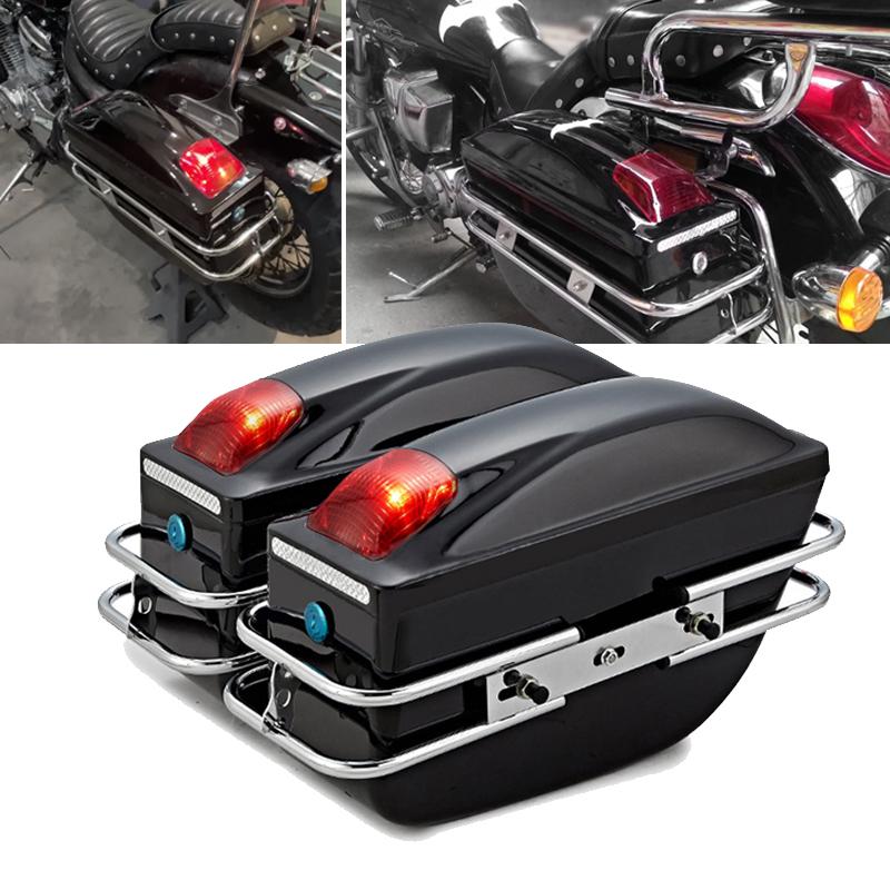 Univerzální boční boxy na motocykl, zavazadla, nádrž, taška na nářadí, pevné pouzdro, sedlové brašny, boční boxy na kufr pro Honda/Yamaha/Suzuki