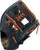 ZETT chlapecké baseballové softbalové rukavice měkké řízení pro levý vrh Hnědá M BJGB74370 (Rukavice) Celoobvodová černá/dub (1936)