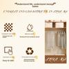 Modern Minimalist Clothing Dust Cover With Nonwoven Fabric For Bedroom Storage