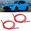2 Pack Car Ignition Wire Silicone Material 8MM Diameter / 1m Total Length Increased