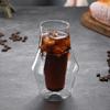 New Creative Double-layer Glass Cup Espresso Coffee Cup Anti-scalding Milk Party Brandy Wine Teacup Mug 100/250/300ml