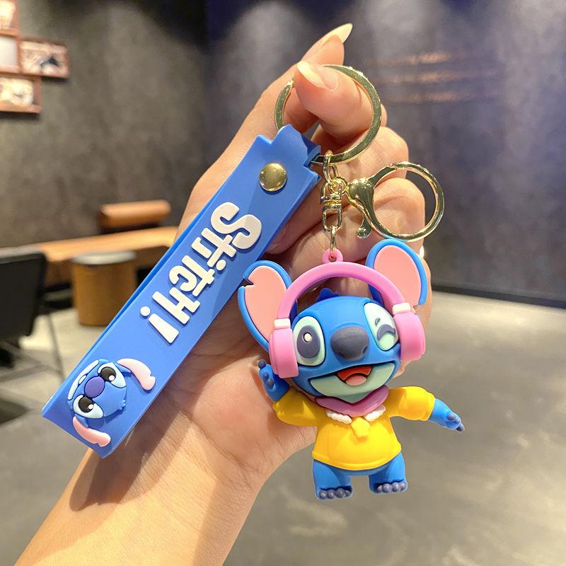 Adorable Stitch Keychain Backpack Decoration Pendant Birth Date Present great for daily use perfect for gifting