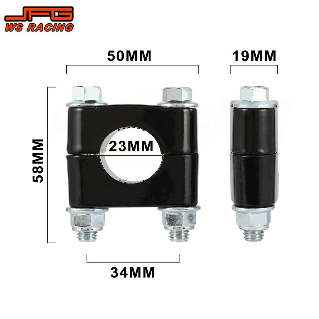 CNC Handlebar Riser Motorcycle 22MM Handlebar Universal Clamp Handle Fat Bar Mount Bracket For KTM HONDA Dirt Pit Electric Bike