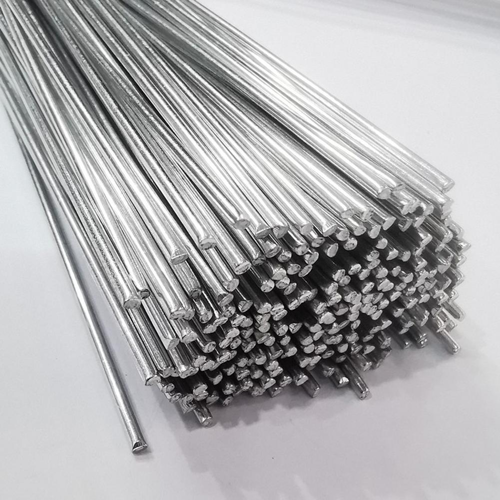50Pcs Aluminum Welding Rods 1.6/2.0mm Low Temperature Easy Melt Welding Wire Kit Flux Core For Soldering Repair Tools