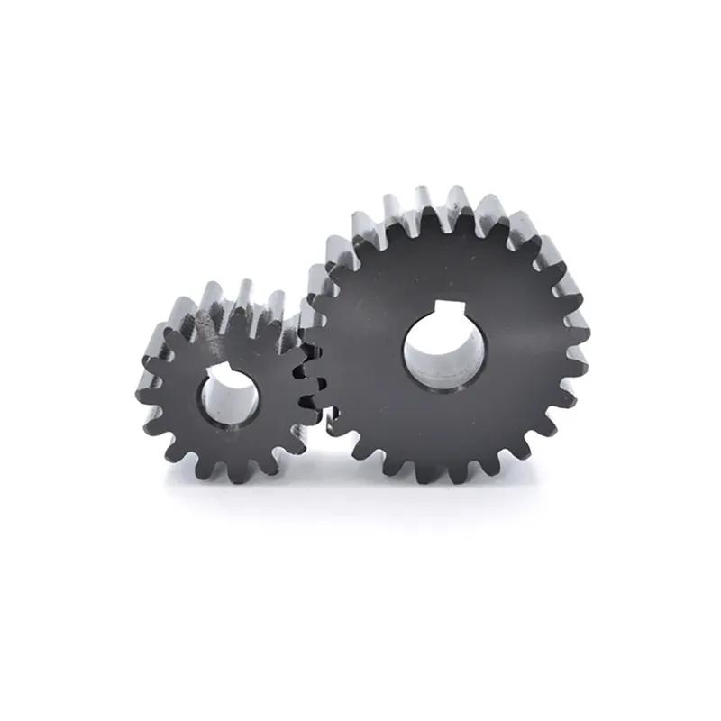 1Pcs 2M Mechanical Transmission Motor Small Gear 45 # Carbon Steel Hole 12/14/16/17/18/19/20/25mm Type 2 23T-30T Positive Gear