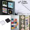 Handmade Magnetic Refrigerator Sticker Material Package Creative DIY Acrylic Fridge Magnets Souvenir Gift