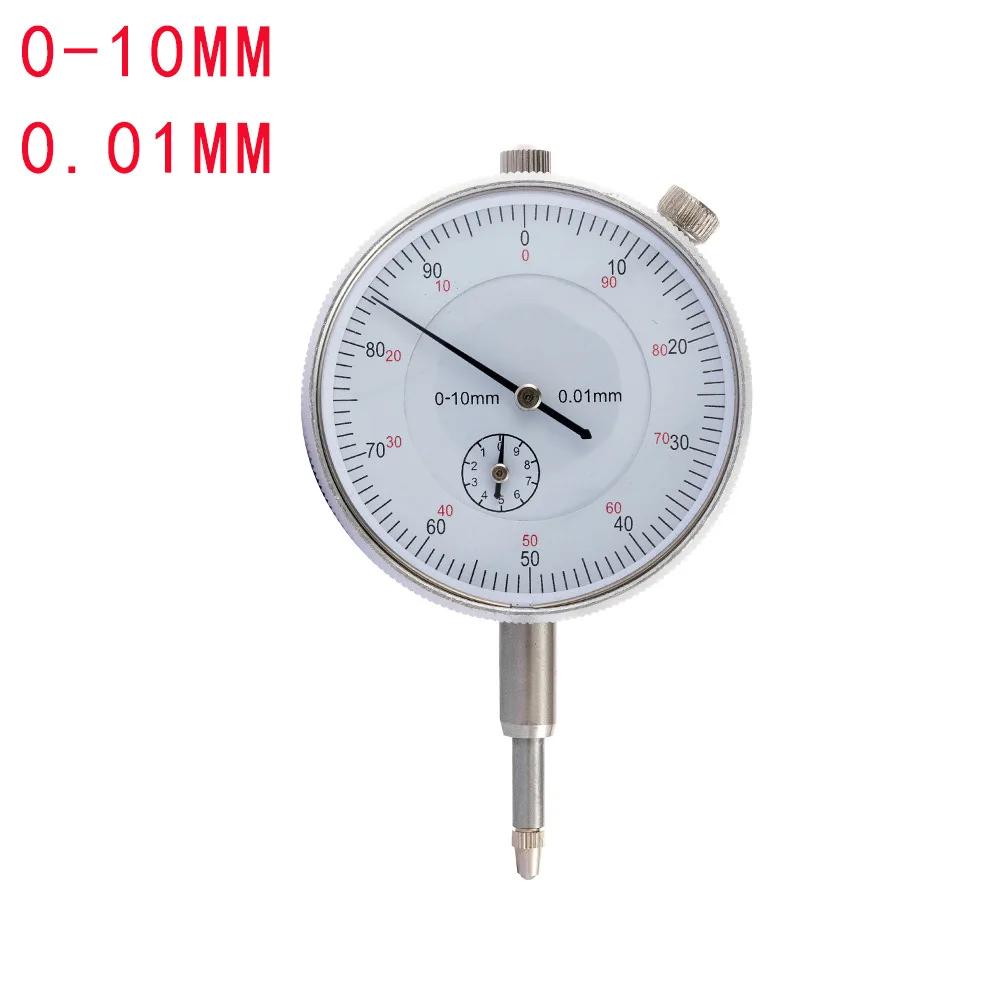 High Quality 0-10/25/30MM 0.01mm High Precision  durable Dial Indicator Gauge Mechanical Pointer Type 0-10mm