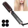 Foldable Hair Straightener Brush Fast Heating Hair Brush Adjustable Electric Hair Brush
