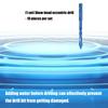Pack Of 10 High Hardness Alloy Steel Masonry Drill Bits For Tile Glass Concrete Brick And Wood With Angled Head Design
