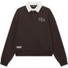 FILA Polo Shirts Unisex Dark Brown Moderate FS253PO01U002-234