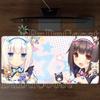 Nekopara Gaming Mousepad Speed HD Printing Anime Girl Desk Mat PC Office Accessories Keyboard Esports Nonslip Base XXL Mouse Pad