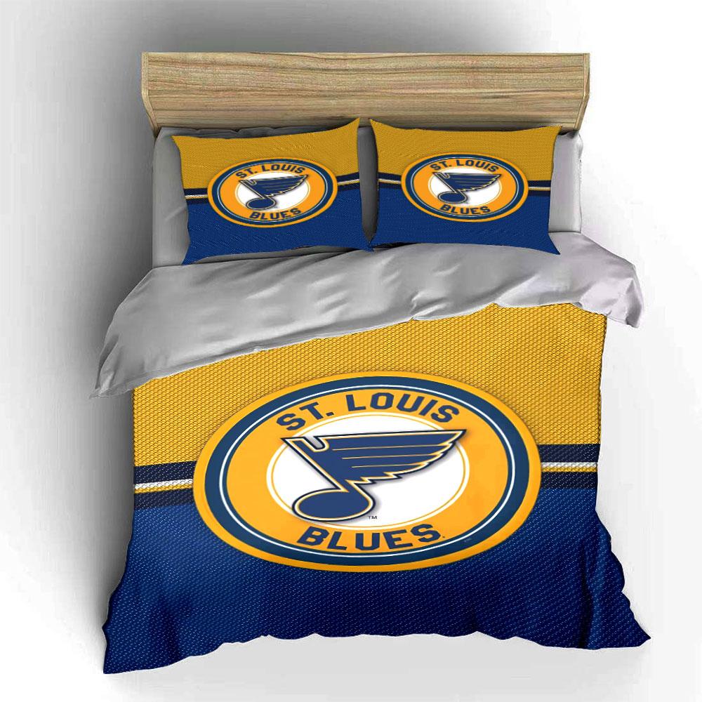 St. Louis Blues Bedding Set Bedding Duvet Cover Set Duvet Cover Pillowcases (1 * Duvet Cover 2 * Pillowcases, without duvet insert)