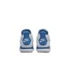 Air Jordan 4 Retro GS Military Blue 2024 Kinder-Sneaker Weiß Off-White Neutralgrau HF4281-141