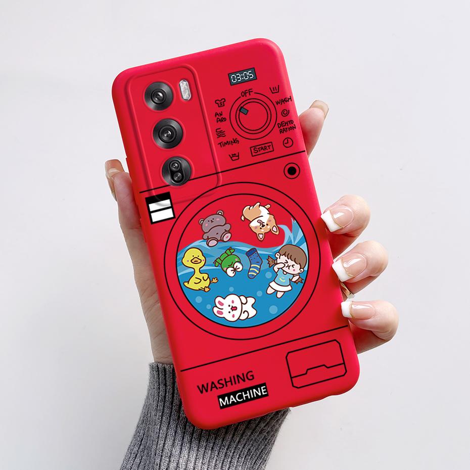 For OPPO Reno 12 Pro Case Cute Bear Cartoon Frog Back Cover Matte Silicone Soft Phone Case For OPPO Reno 12 Reno12 Pro 5G Fundas