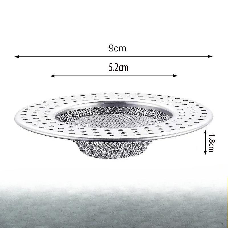 

Floor Drain Filter Stainless Steel Mesh Sink Strainer Bathroom Anti-clog Drains Bathtub Hair Catcher Shower Strainer Mesh Basket 1PC
