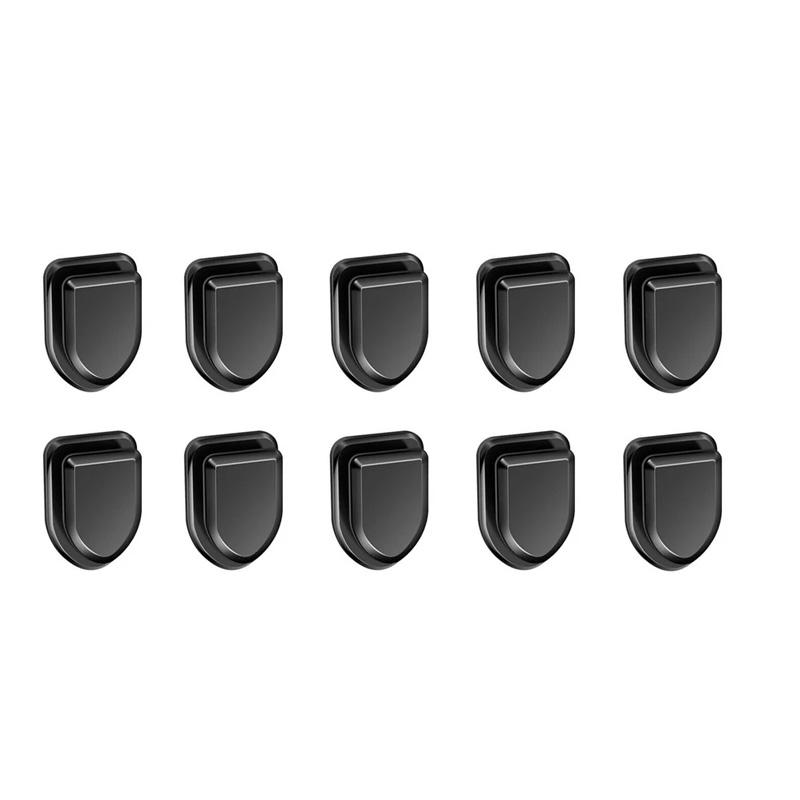 5/10pcs Invisible Car Hooks, Self-Adhesive Dashboard Organizer, Low Profile & Space Saving for Sunglasses, Keys, Masks