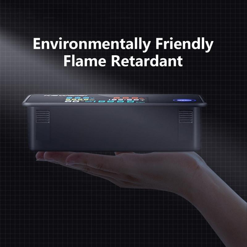 AC300 Electrical Instrument with Bright LED Screen 20A Voltages & Current Meter ABS for Measuring Voltages & Current